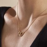 Collier Plaqu&eacute; Or Kimberlie Oxydes De Zirconium - Colliers fantaisie Femme | Histoire d&rsquo;Or