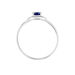 Bague Leona Or Blanc Saphir Diamant - Bagues solitaires Femme | Histoire d’Or