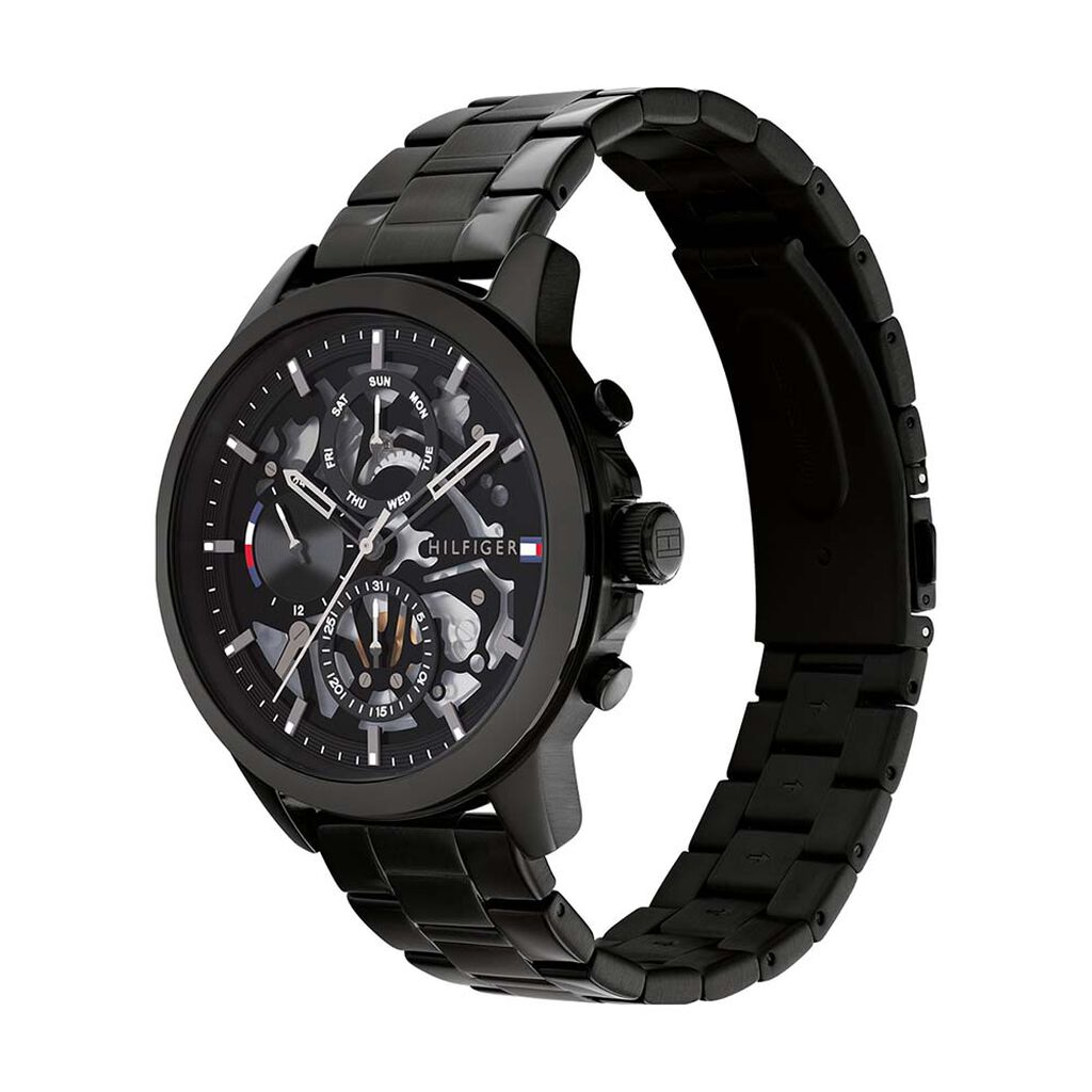 Montre Tommy Hilfiger Henry Noir - Montres Homme | Histoire d&rsquo;Or