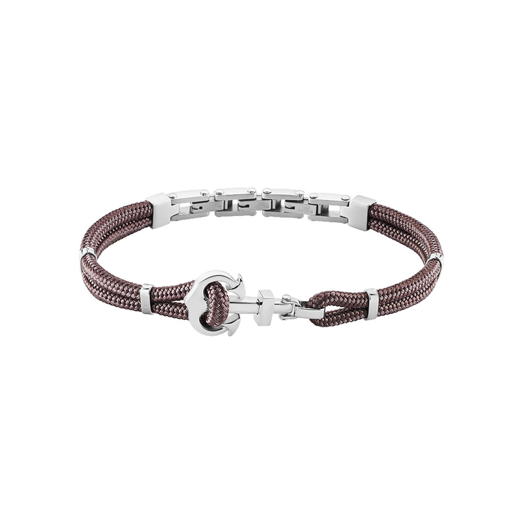 Bracelet Acier Analya Cordon - Bijoux Ancre Homme | Histoire d’Or