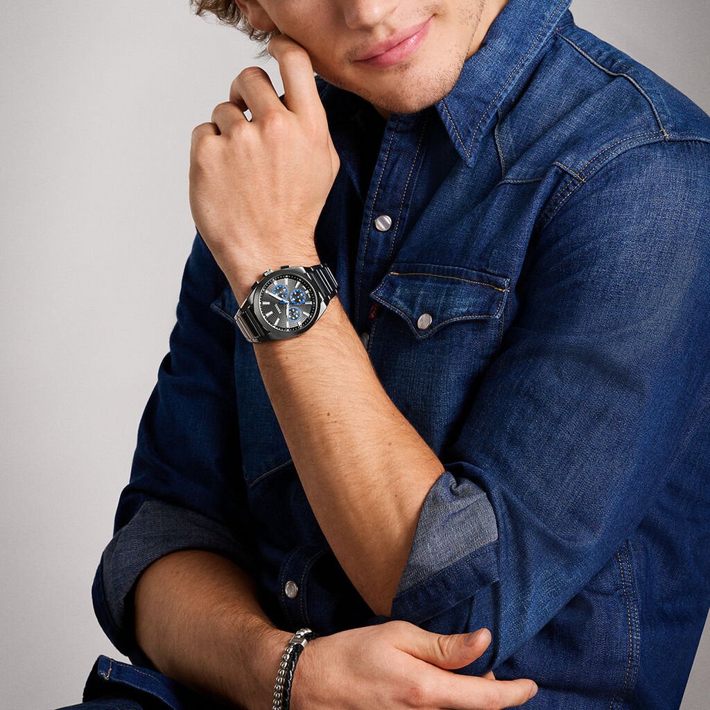 Montre Fossil Everett Gris - Montres Homme | Histoire d’Or