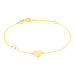 Bracelet Roselena Coeur Or Jaune Perle De Culture - Bracelets Coeur Enfant | Histoire d’Or