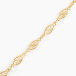 Bracelet Maille Acanty Or Jaune - Bracelets cha&icirc;ne Femme | Histoire d&rsquo;Or