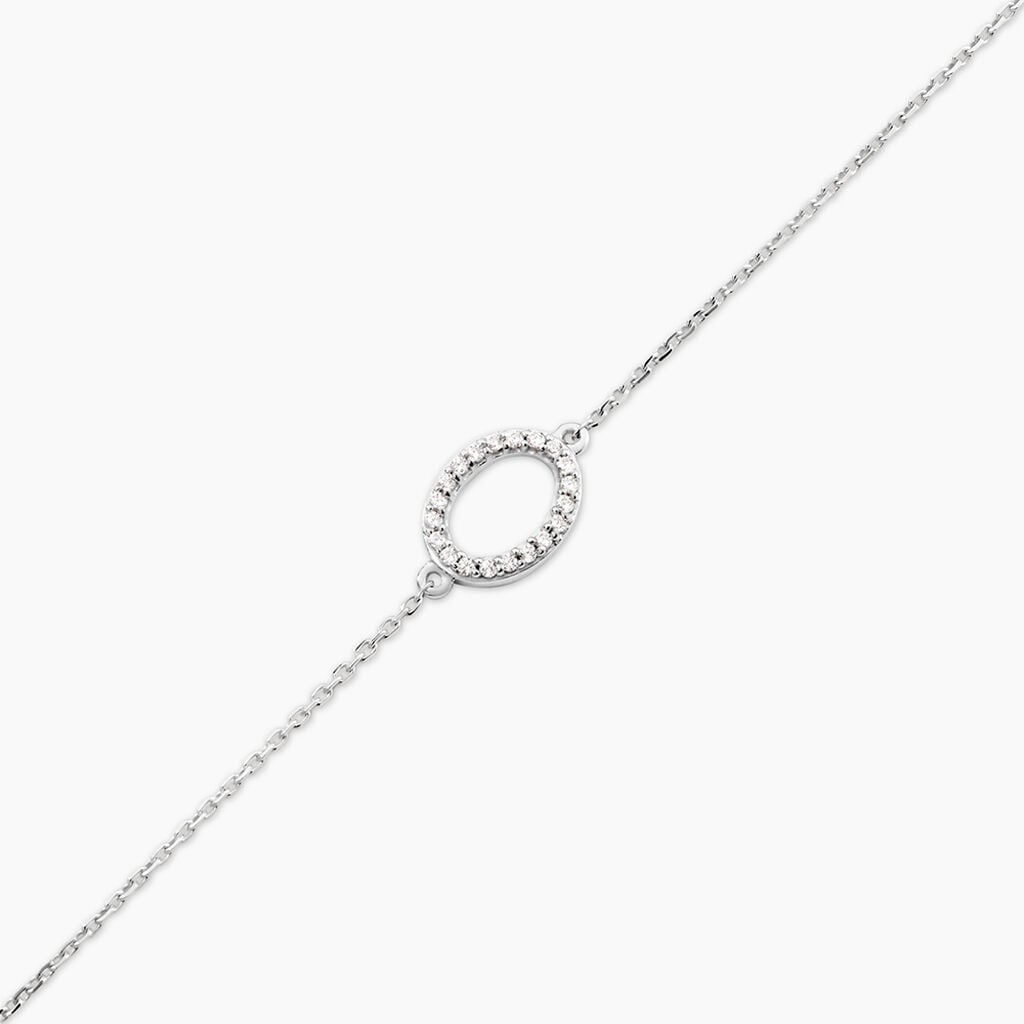 Bracelet Linnea Argent Blanc Oxyde De Zirconium - Bracelets Femme | Histoire d&rsquo;Or