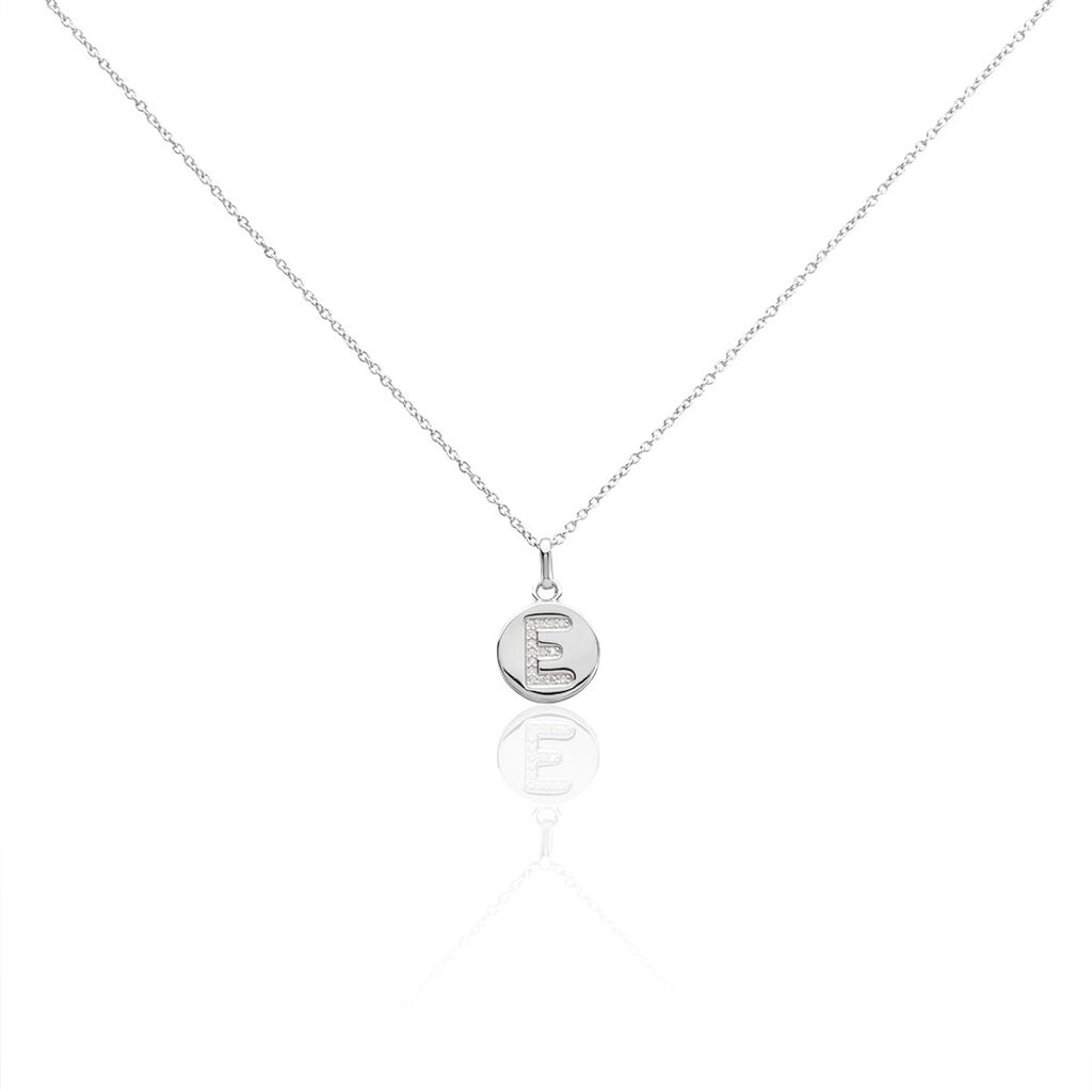 Collier Argent Eugenien Oxydes De Zirconium - Colliers fantaisie Femme | Histoire d&rsquo;Or