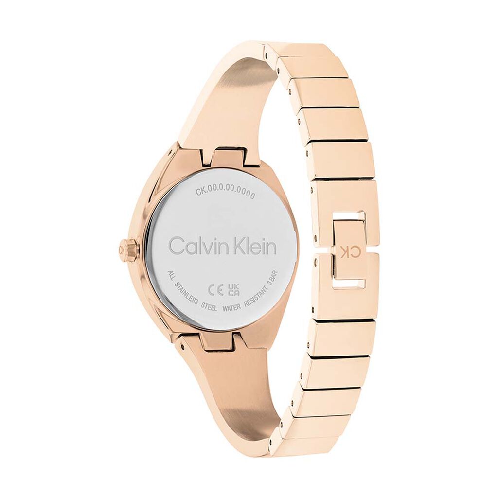 Montre Calvin Klein Charming Bicolore Dor&eacute; / Rose - Montres Femme | Histoire d&rsquo;Or