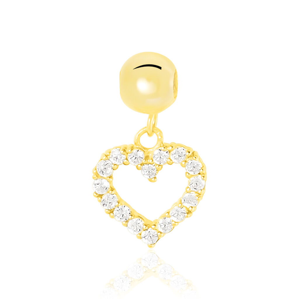 Charms Lhea Or Jaune Oxyde De Zirconium - Pendentifs Coeur Femme | Histoire d’Or
