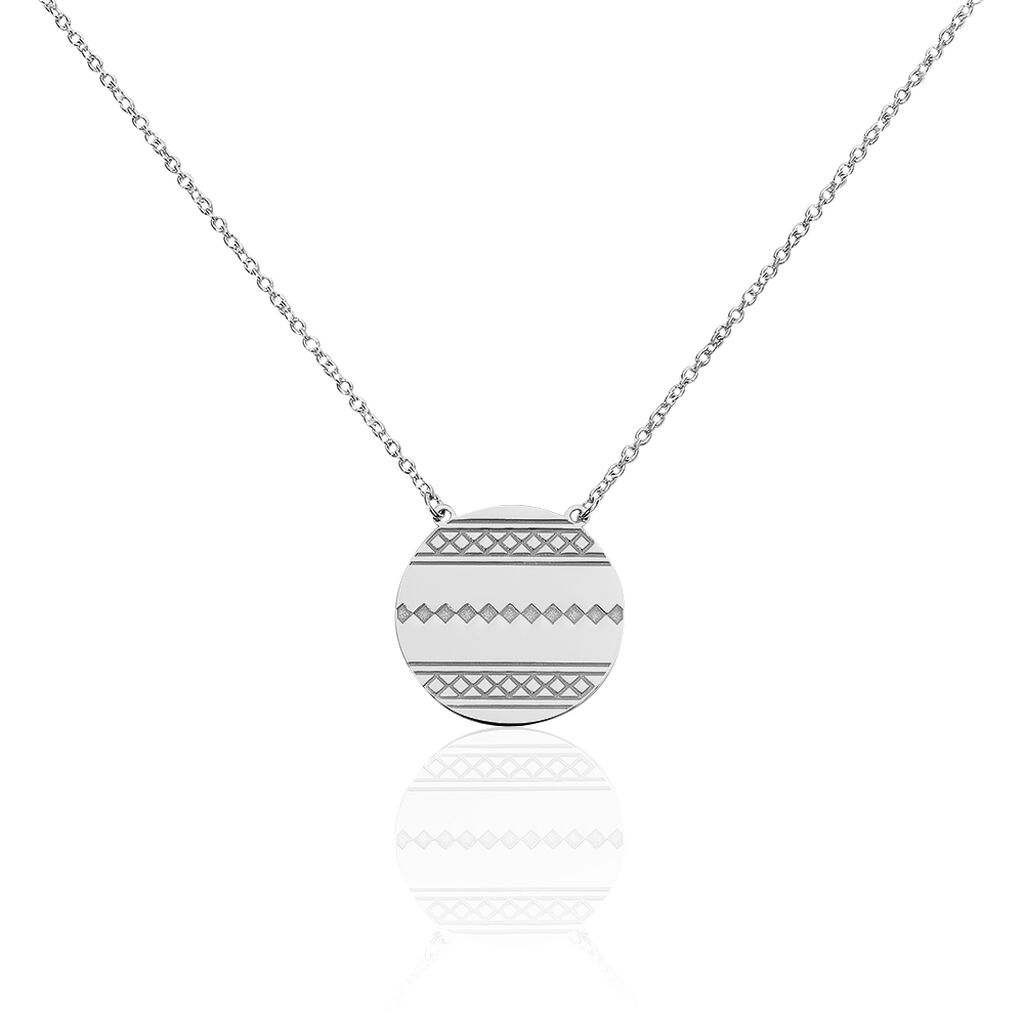Collier Inca Argent Blanc - Colliers fantaisie Femme | Histoire d’Or