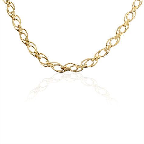 Collier Sautoir Plaqu&eacute; Or Lezou - Chaines Femme | Histoire d&rsquo;Or