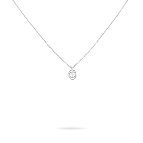 Collier Nid D'amour Or Blanc Diamant - Colliers Femme | Histoire d’Or