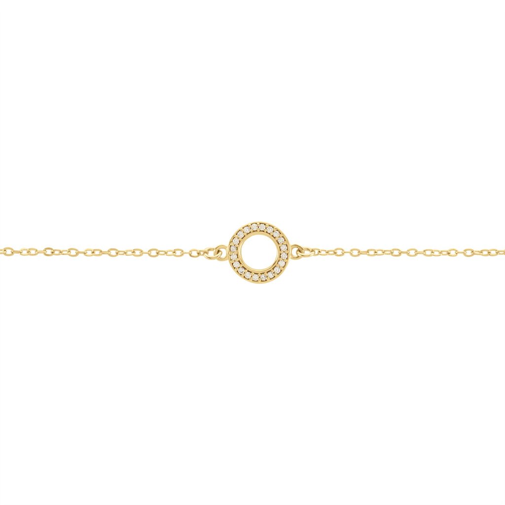Bracelet Plaqué Or Klaar Oxydes De Zirconium - Bracelets Femme | Histoire d’Or
