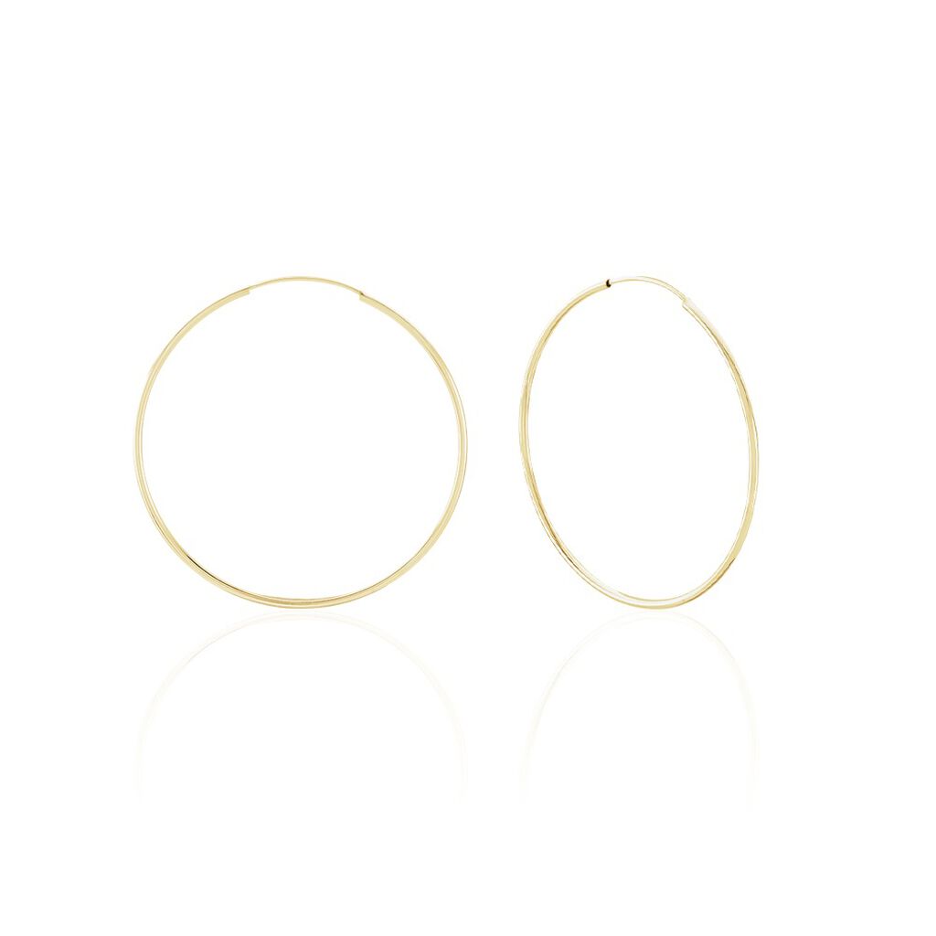 Créoles Muses Or Jaune