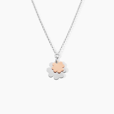 Collier Argent Bicolore Soio - Bijoux sans pierre Femme | Histoire d&rsquo;Or