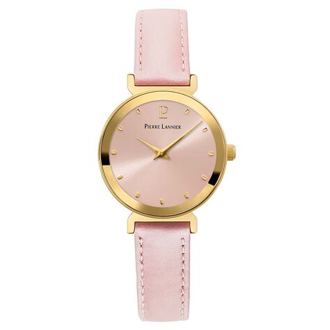 Montre Pierre Lannier Ligne Pure Rose - Montres Femme | Histoire d’Or