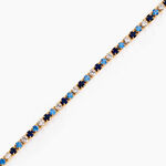 Bracelet Zoelia Plaqu&eacute; Or Jaune Pierres De Synth&egrave;se - Bracelets Femme | Histoire d&rsquo;Or