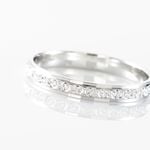 Alliance Heldea Ruban Plat Or Blanc - Alliances Unisex | Histoire d&rsquo;Or