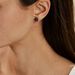 Boucles D'oreilles Puces Micaelle Teintees Or Jaune Perle De Culture - Clous d'oreilles Femme | Histoire d’Or