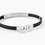 Bracelet Oscar Acier Blanc - Bracelets Homme | Histoire d&rsquo;Or