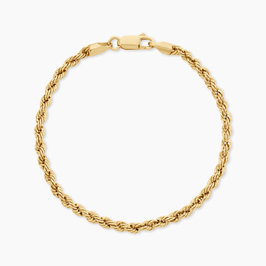 Bracelet Cordelia Argent Dor&eacute; A L'Or 750/1000 - Bijoux sans pierre Femme | Histoire d&rsquo;Or