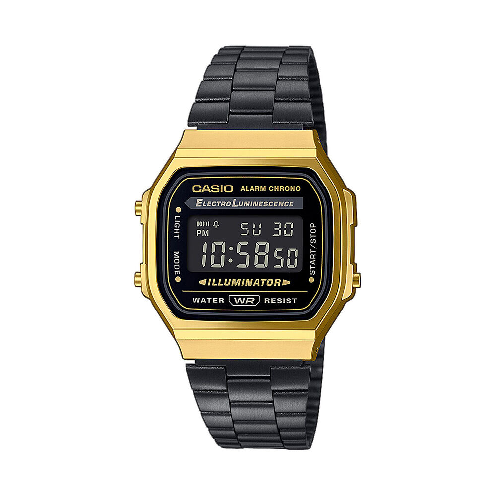 Casio noir et or clearance