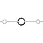 Bracelet Lylwen Argent Blanc C&eacute;ramique Et Oxyde De Zirconium - Bracelets Femme | Histoire d&rsquo;Or