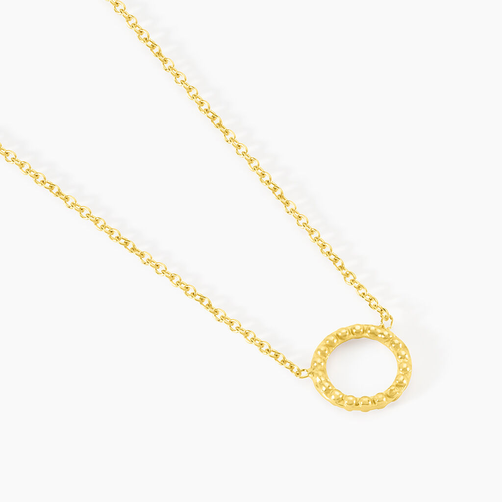 Collier Peytone Argent Dor&eacute; - Bijoux sans pierre Femme | Histoire d&rsquo;Or