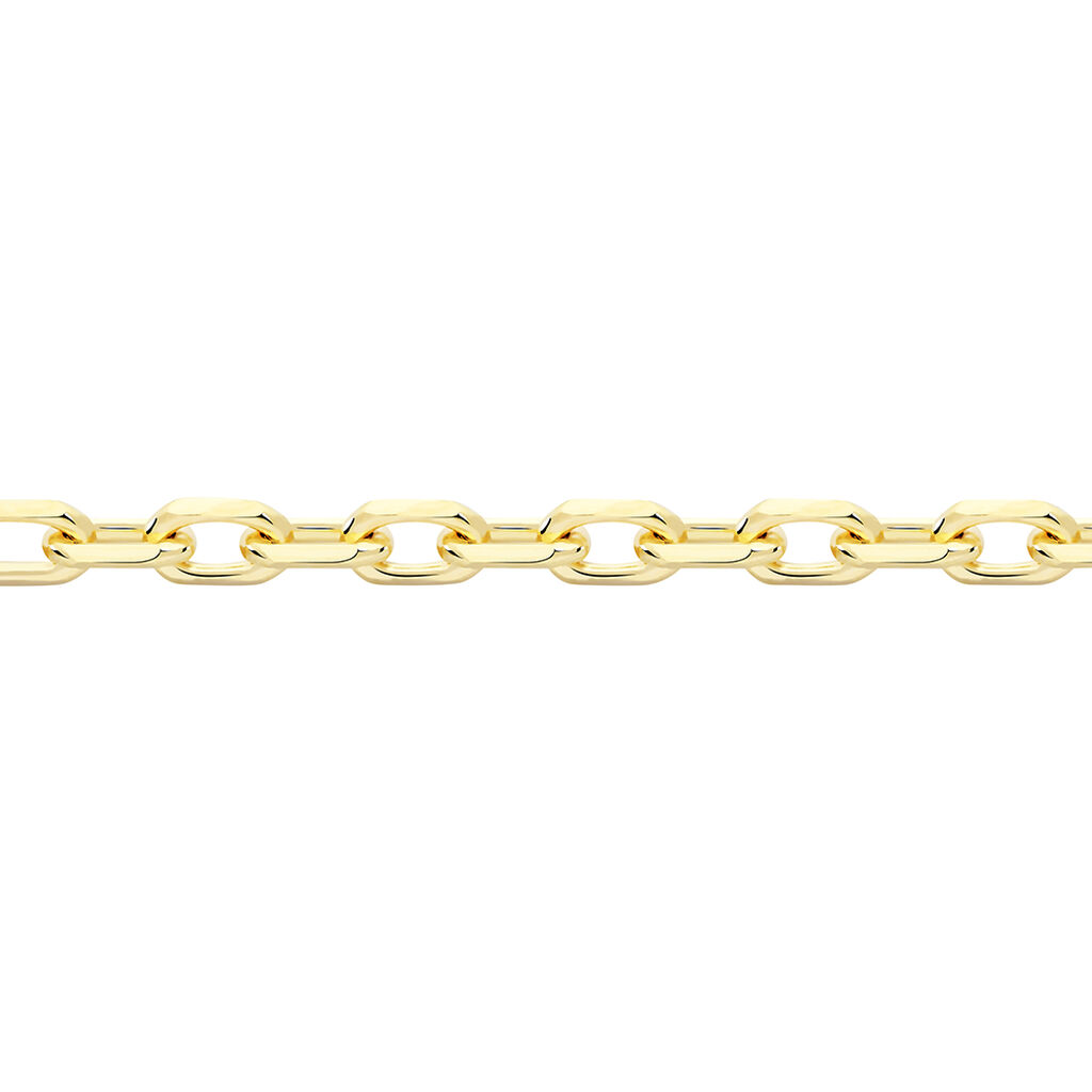 Chaîne Igoa Maille Forçat Diamantee Or Jaune - Chaines Femme | Histoire d’Or