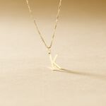 Pendentif Ionia Lettre Or Jaune - Pendentifs Famille | Histoire d&rsquo;Or