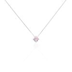 Collier Solitaire Argent Blanc Rio Santa Teresa Oxyde De Zirconium - Colliers fantaisie Femme | Histoire d&rsquo;Or