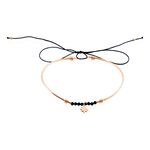 Bracelet Jonc Dalilah Argent Rose Agate - Bracelets cordon Femme | Histoire d&rsquo;Or