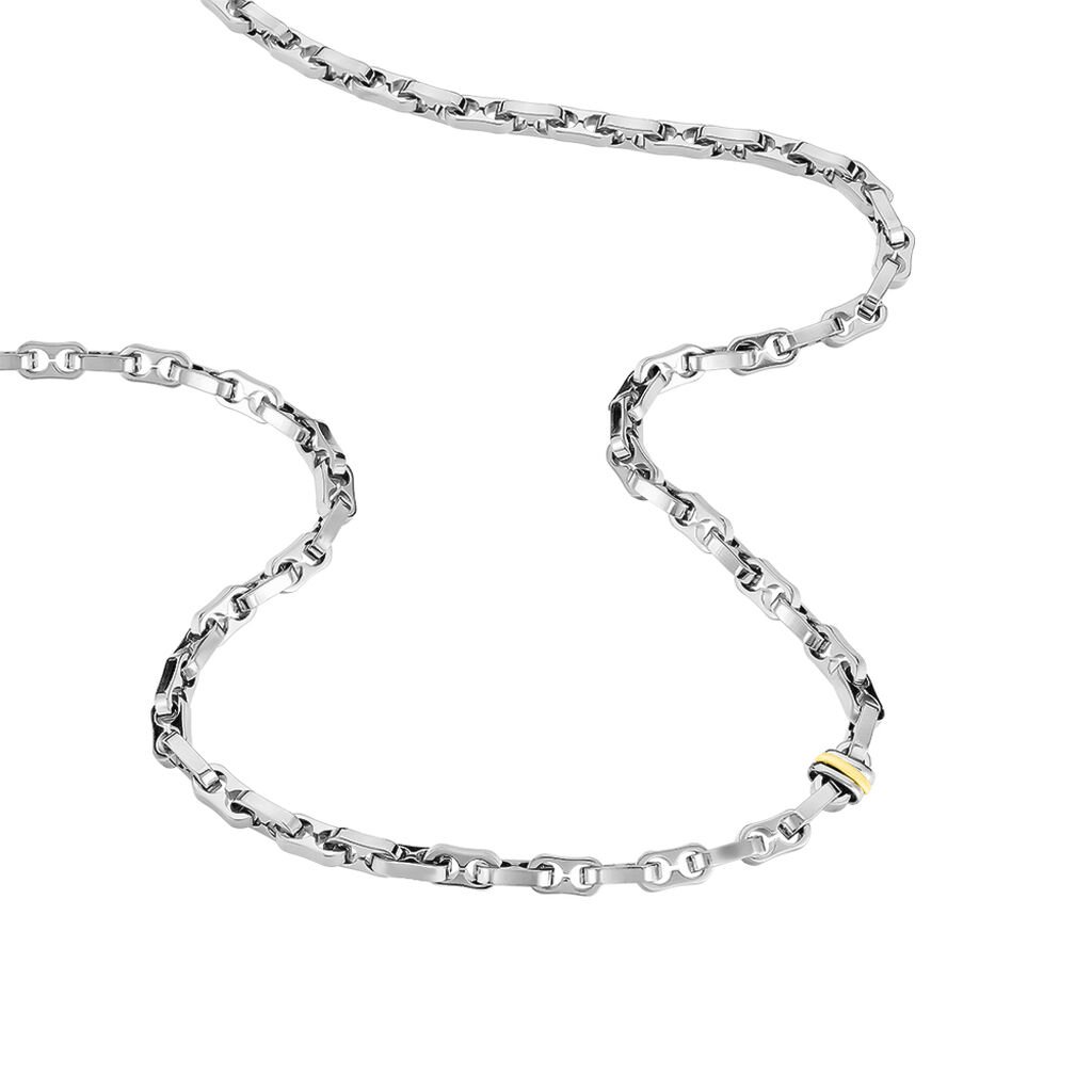 Collier Laura-lyneae Or Acier Bicolore - Colliers Homme | Histoire d&rsquo;Or