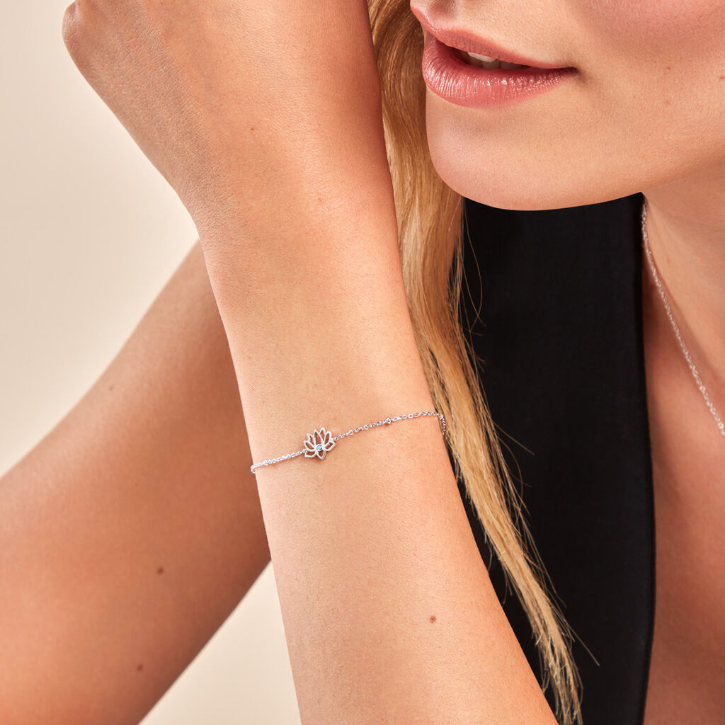 Bracelet Mirabel Argent Blanc Oxyde De Zirconium - Bracelets Femme | Histoire d’Or