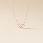 Collier Or Rose Valiere Diamants - Colliers Femme | Histoire d&rsquo;Or