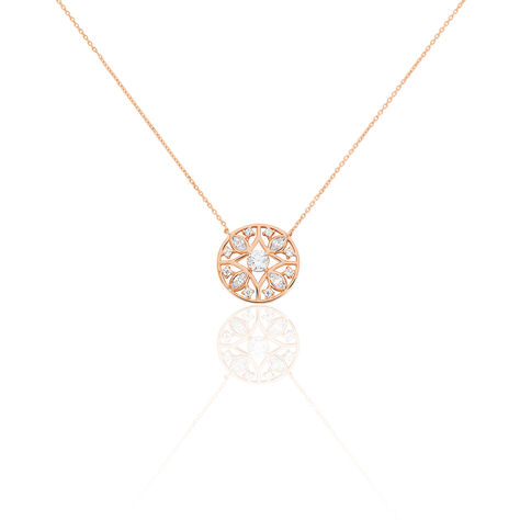 Collier Weena Or Rose Oxyde De Zirconium - Colliers Femme | Histoire d&rsquo;Or