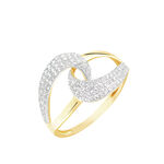 Bague Boucle D'or Or Jaune Oxyde De Zirconium - Bagues avec pierre Femme | Histoire d&rsquo;Or