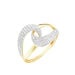 Bague Boucle D'or Or Jaune Oxyde De Zirconium - Bagues avec pierre Femme | Histoire d’Or