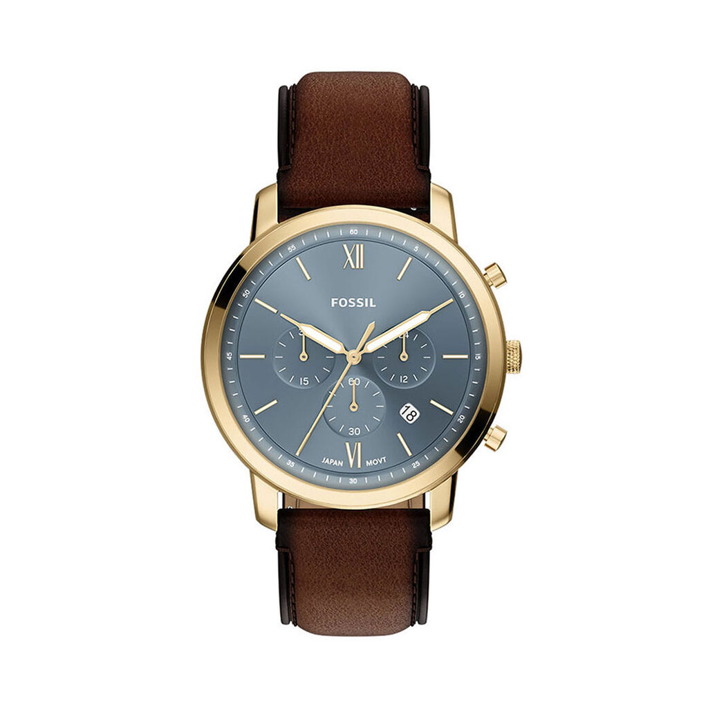 Montre Fossil Neutra Chrono Bleu - Montres Homme | Histoire d&rsquo;Or