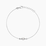 Bracelet Laina Argent Blanc Oxyde De Zirconium - F&ecirc;te des m&egrave;res Femme | Histoire d&rsquo;Or