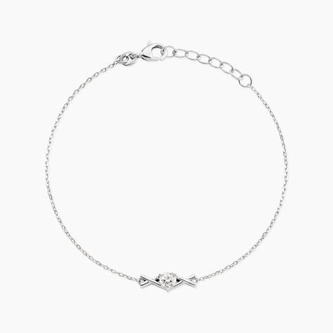 Bracelet Laina Argent Blanc Oxyde De Zirconium - F&ecirc;te des m&egrave;res Femme | Histoire d&rsquo;Or