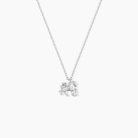 Collier Amalthee Argent Blanc Oxyde De Zirconium - Colliers Zodiaque Femme | Histoire d&rsquo;Or
