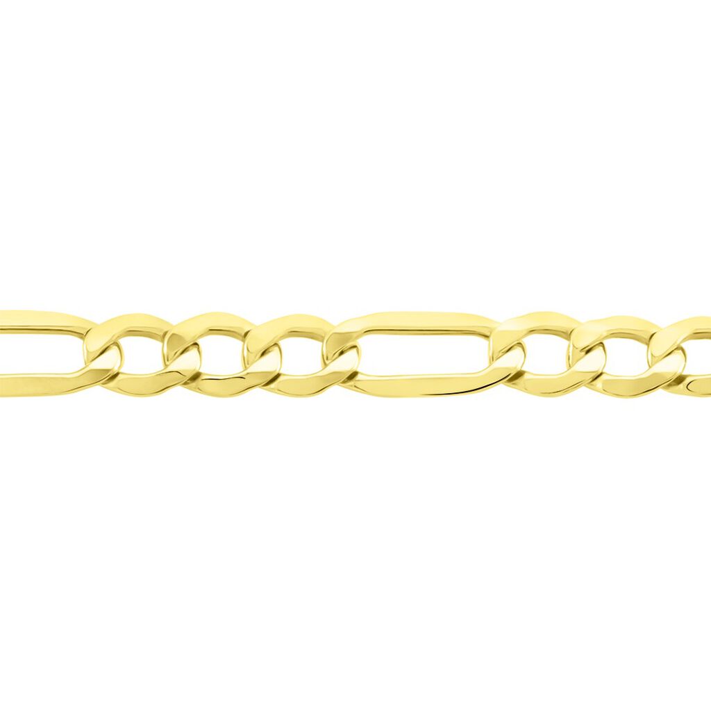 Bracelet Cameo Maille Alternee 1/3 Or Jaune - Bracelets chaîne Homme | Histoire d’Or