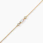 Bracelet Estela Plaque Or Jaune Oxyde De Zirconium - Bracelets Femme | Histoire d&rsquo;Or