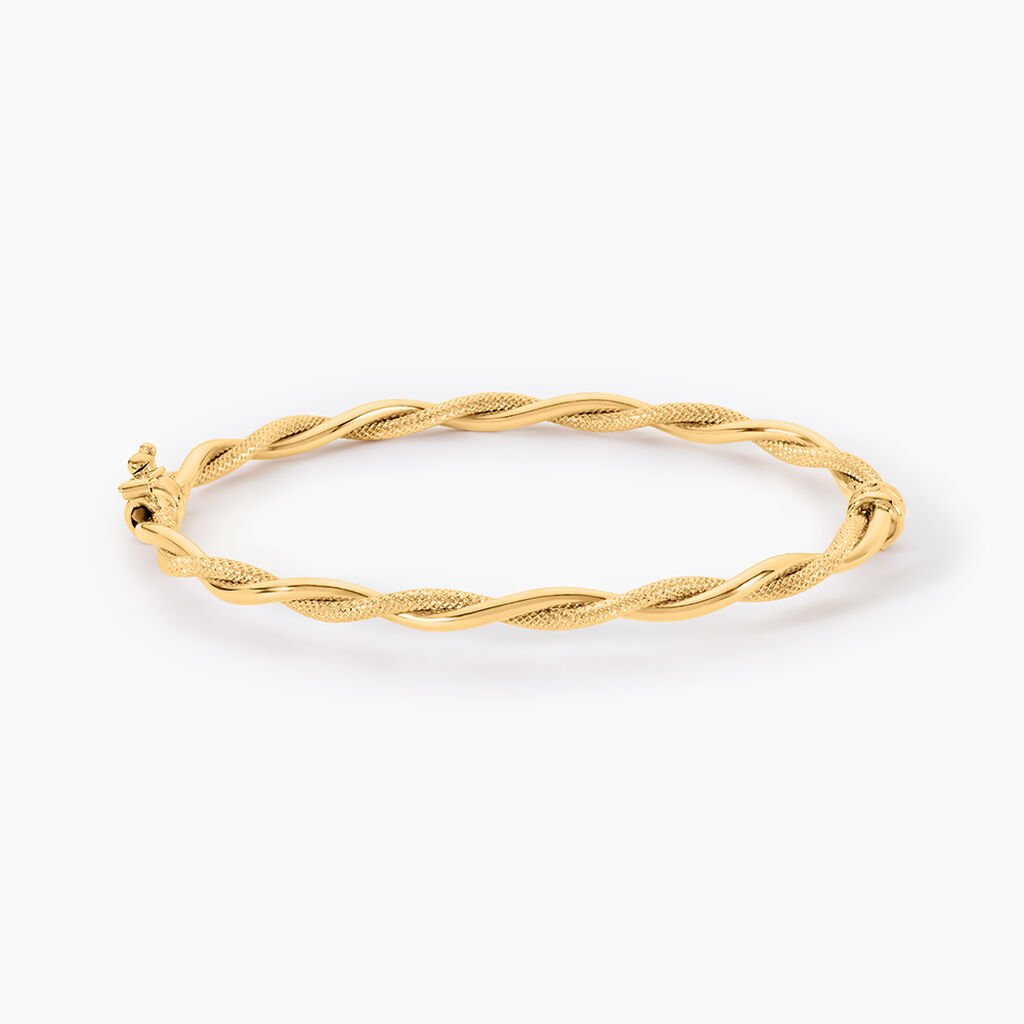 Bracelet Jonc Deniece Or Jaune - Bracelets joncs Femme | Histoire d’Or