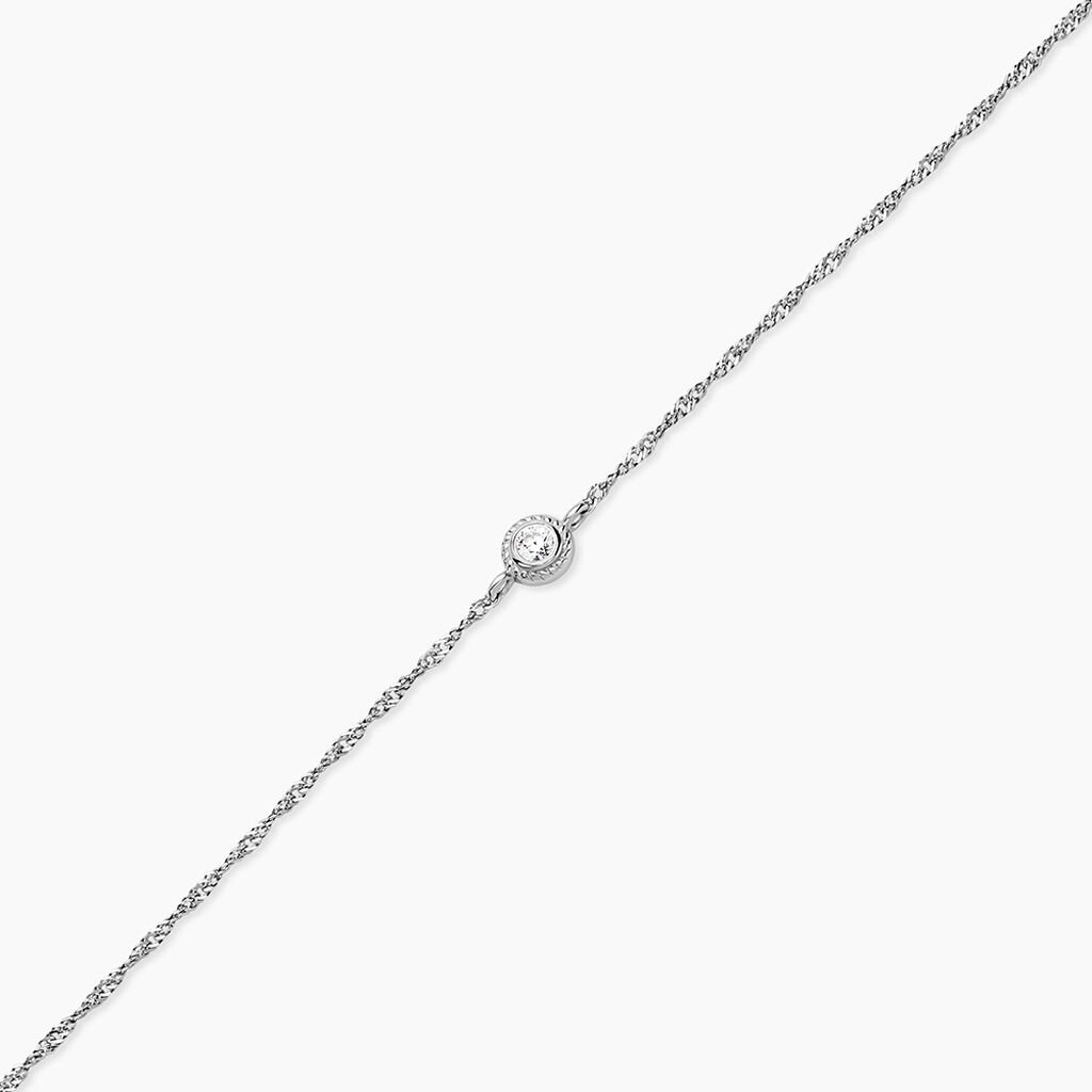 Bracelet Marciana Argent Blanc Oxyde De Zirconium - Bracelets Femme | Histoire d’Or