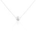 Collier Nina Cera Argent Blanc Strass Et Céramique - Colliers fantaisie Femme | Histoire d’Or