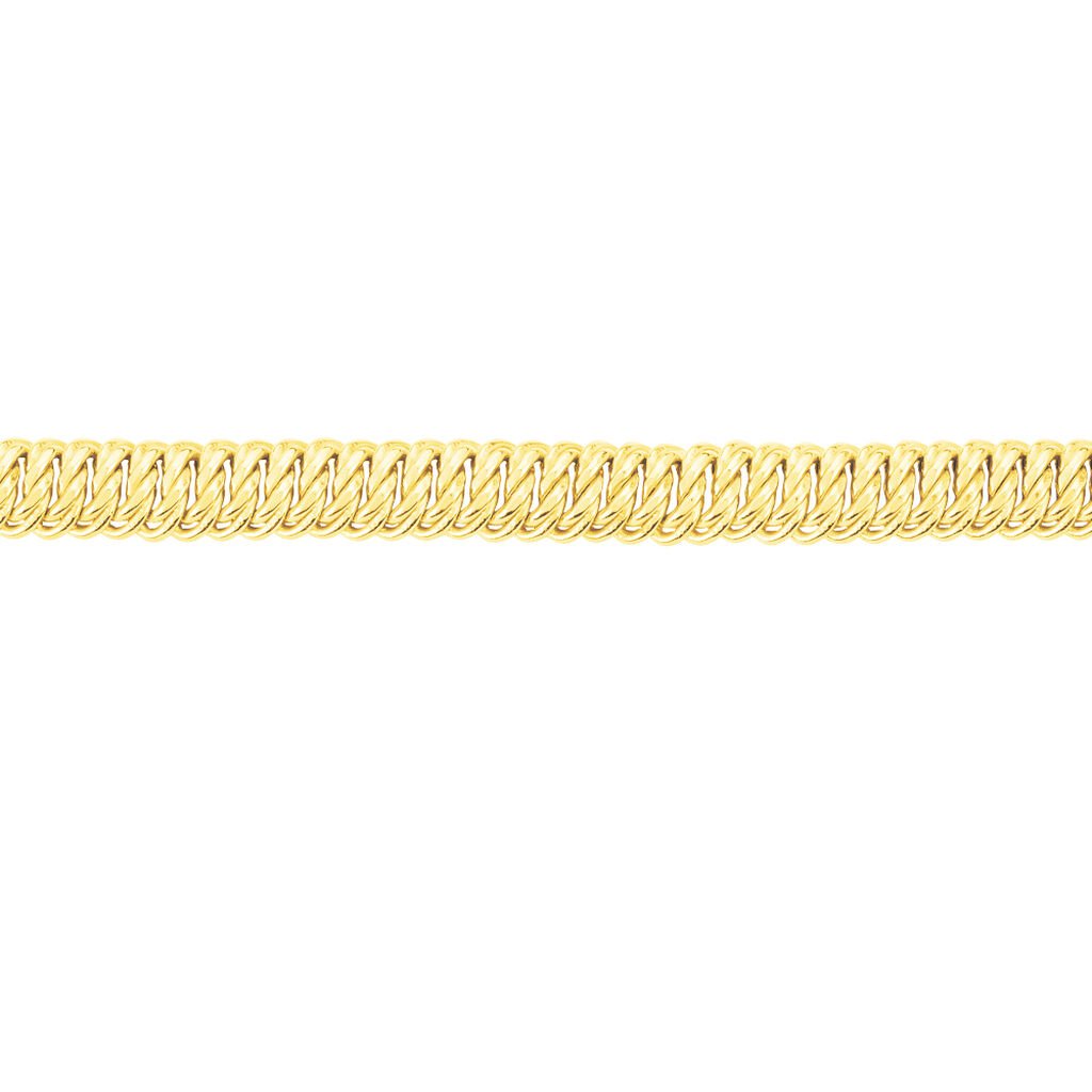 Bracelet Jimmy Maille Americaine Or Jaune - Bracelets chaîne Femme | Histoire d’Or