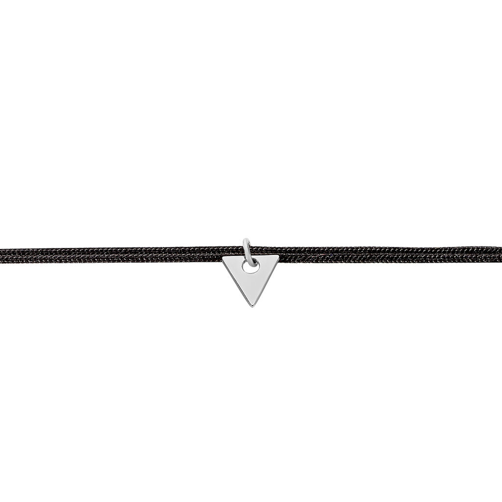 Bracelet Trilia Argent Blanc - Bracelets cordon Femme | Histoire d’Or