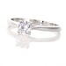Bague Solitaire Victoria Or Blanc Diamant - Bagues solitaires Femme | Histoire d’Or