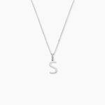 Pendentif Ionia Lettre Or Blanc - Pendentifs Famille | Histoire d&rsquo;Or