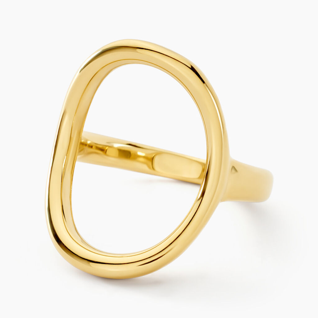 Bague Gold Aura Acier Jaune - Bagues fantaisie Femme | Histoire d&rsquo;Or